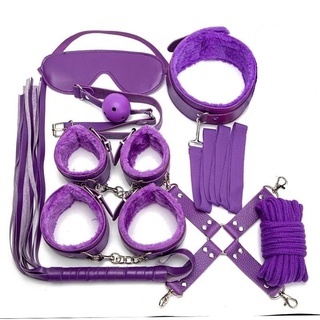 БДСМ набор из 8 предметов, фиолетовый