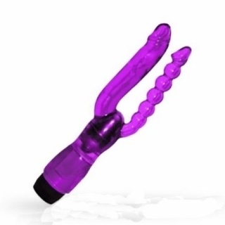 Двойной стимулятор Xcel-Purple, с вибрацией