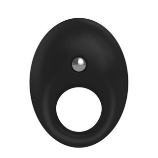 Эрекционное кольцо OVO закругленной формы с ультрасильной вибрацией, силикон